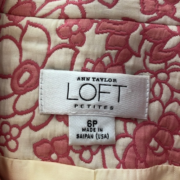 Loft floral fully lined jacket pockets 6P - Picture 3 of 7